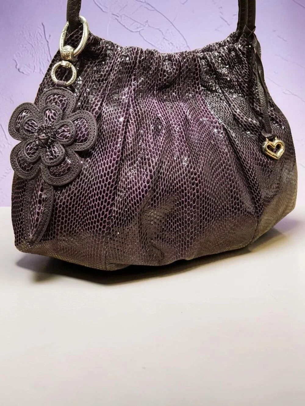 Brighton Leather Nolita Hobo Handbag